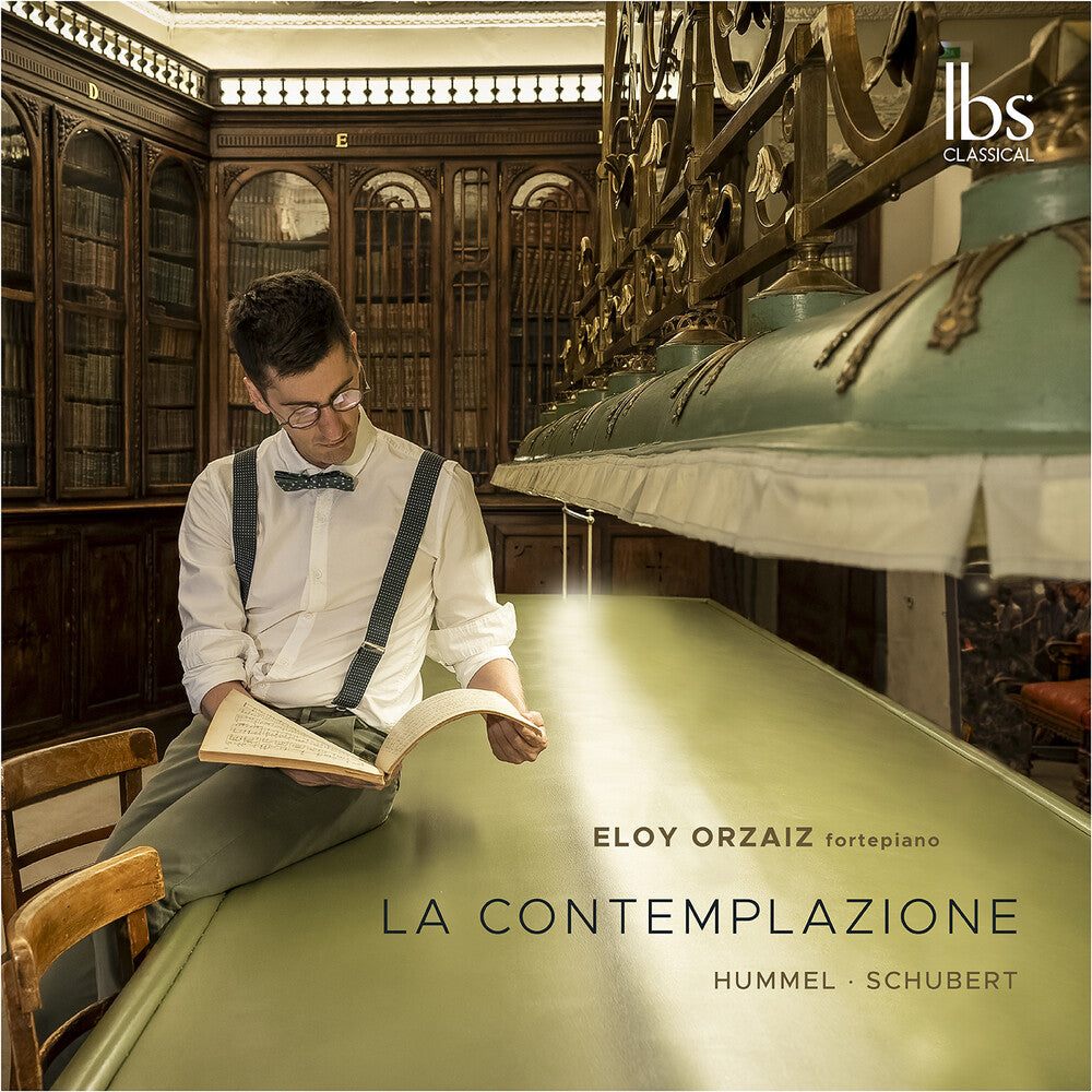 the album cover for Schubert / Hummel / Orzaiz - La Contemplazione