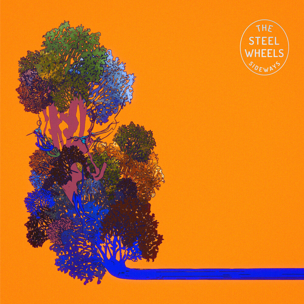 the album cover for The Steel Wheels - Sideways