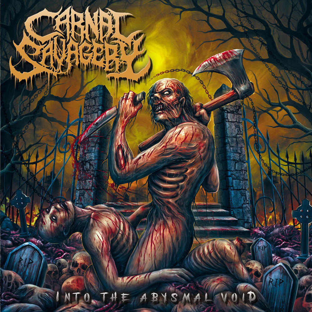 the album cover for Carnal Savagery - Into The Abysmal Void