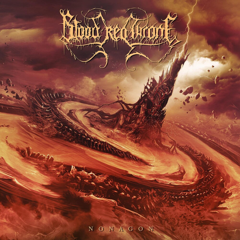 the album cover for Blood Red Throne - Nonagon