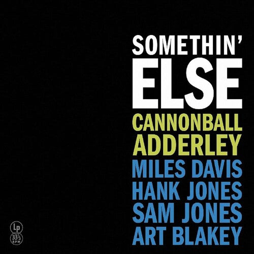 Cannonball Adderley - Somethin' Else - Yellow Vinyl Vinyl Record