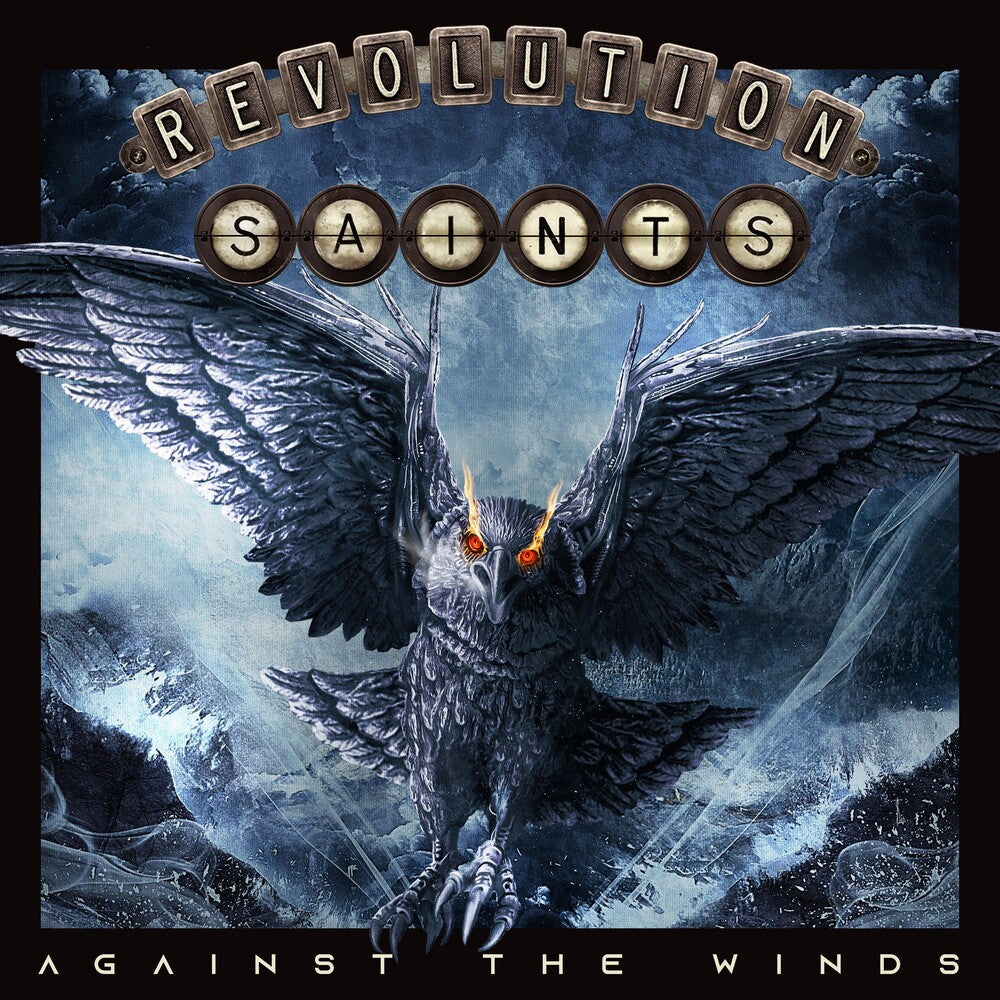 the album cover for Revolution Saints - Against The Wings (Uk)