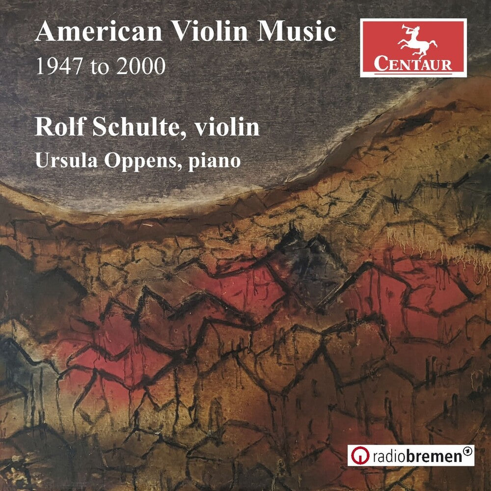 the album cover for Cage / Carter / Martino / Schulte - American Violin Music 1947 To 2000