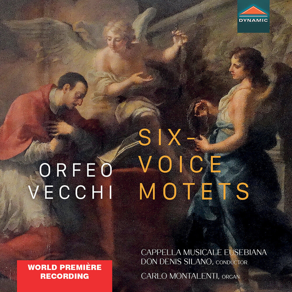 the album cover for Vecchi / Cappella Musicale Eusebiana - Six-Voice Motets Motectorum Sex Vocibus Liber