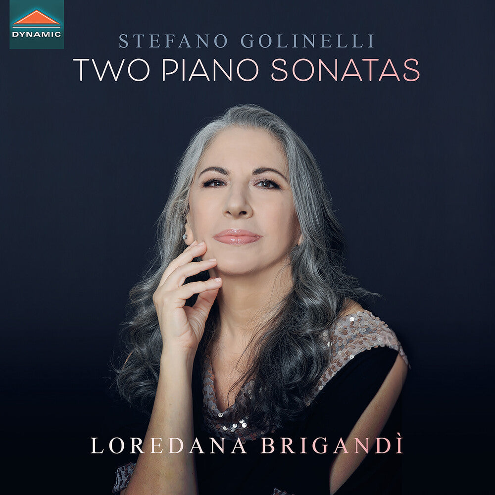 the album cover for Golinelli / Brigandi - Two Piano Sonatas