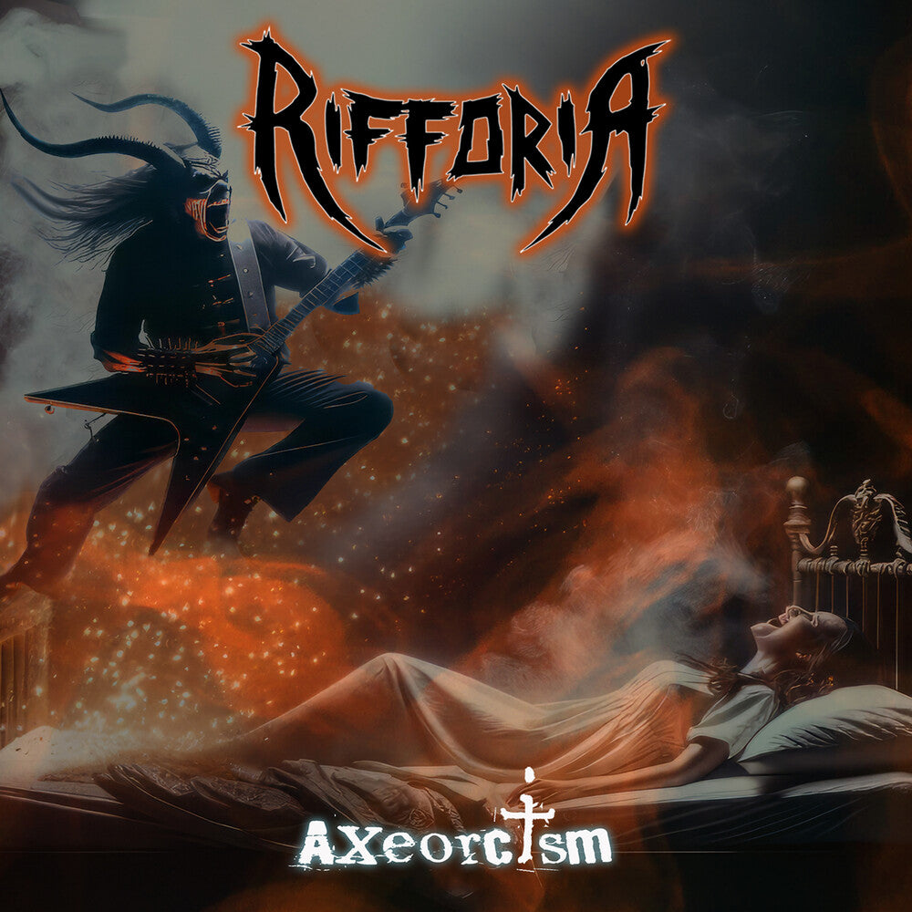 the album cover for Rifforia - Axeorcism