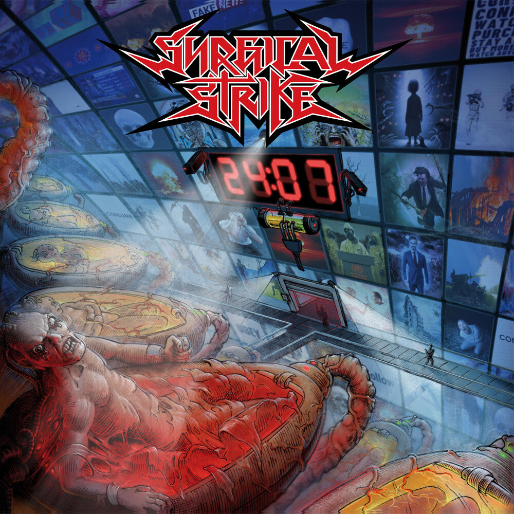 the album cover for Surgical Strike - 24/7 Hate