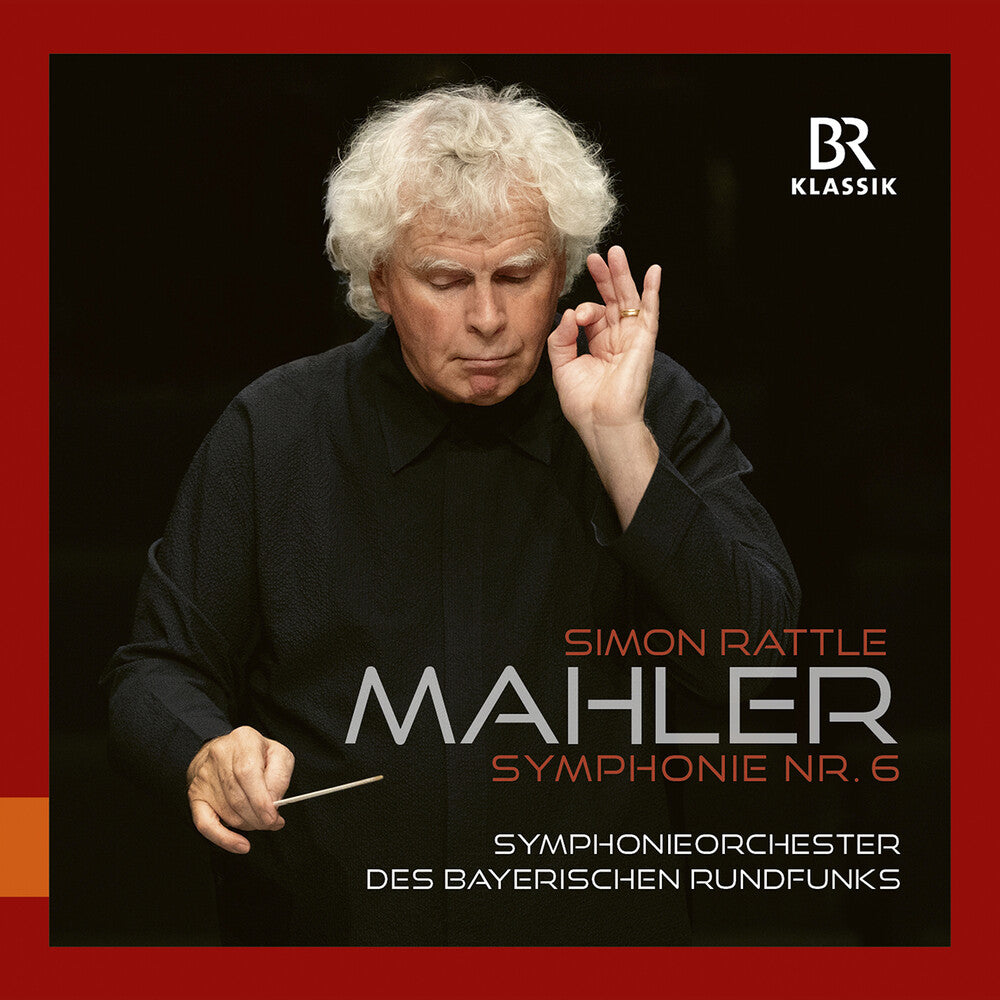 the album cover for Rattle / Mahler - Symphony No. 6