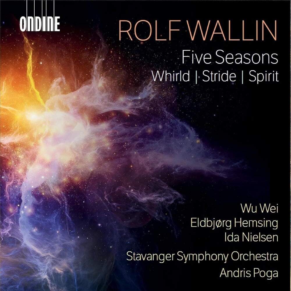 the album cover for Poga / Wallin / Stavanger Symphony Orchestra - Five Seasons Whirld Stride
