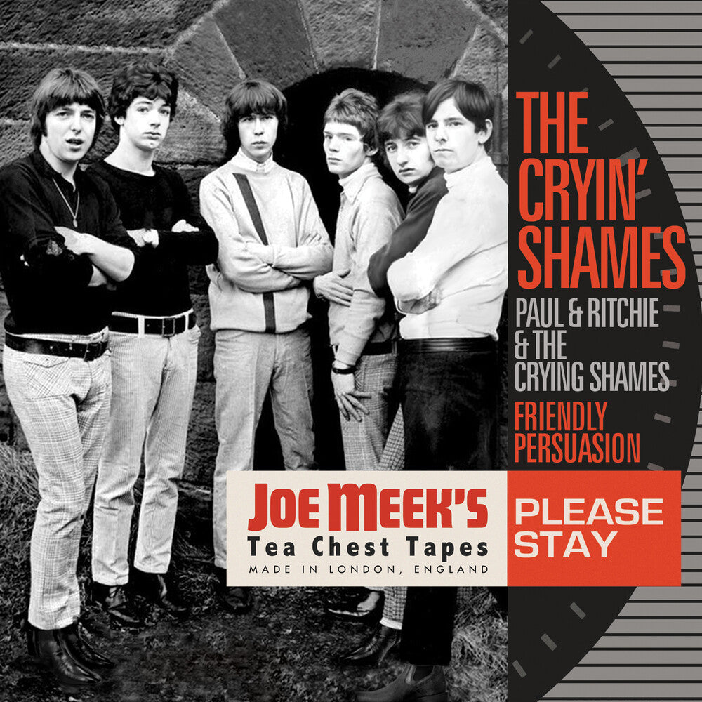 the album cover for Cryin Shames - Please Stay (Uk)