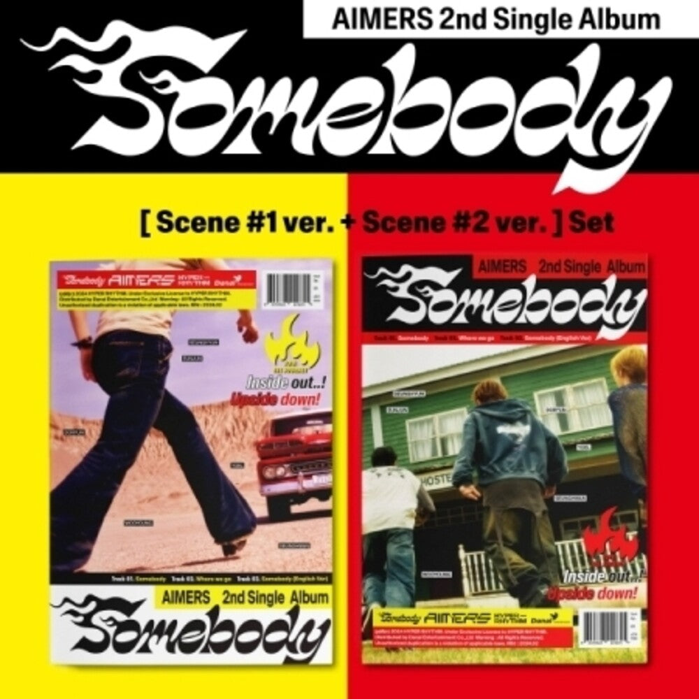 the album cover for Aimers - Somebody (Post) (Stic) (Pcrd) (Phob) (Phot) (Asia)