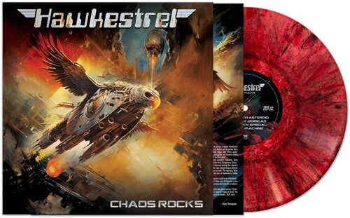Hawkestrel - Chaos Rocks - Red Marble Vinyl Record