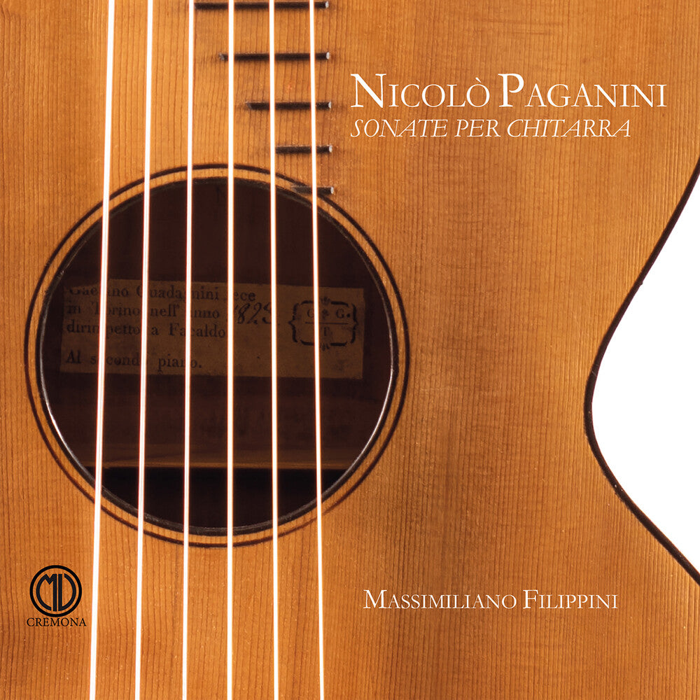 the album cover for Paganini / Filippini - Sonate Per Chitarra
