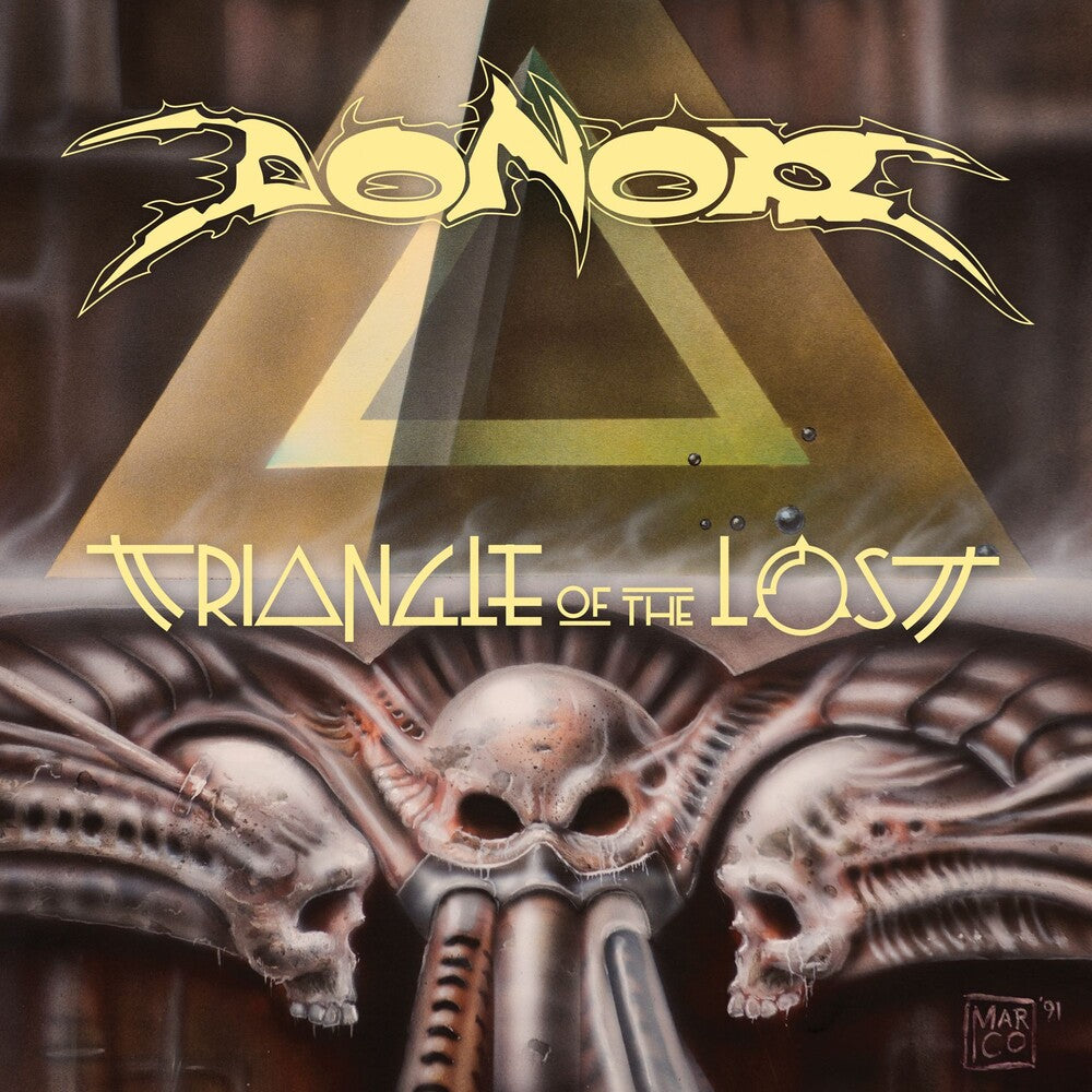 the album cover for Donor - Triangle Of The Lost