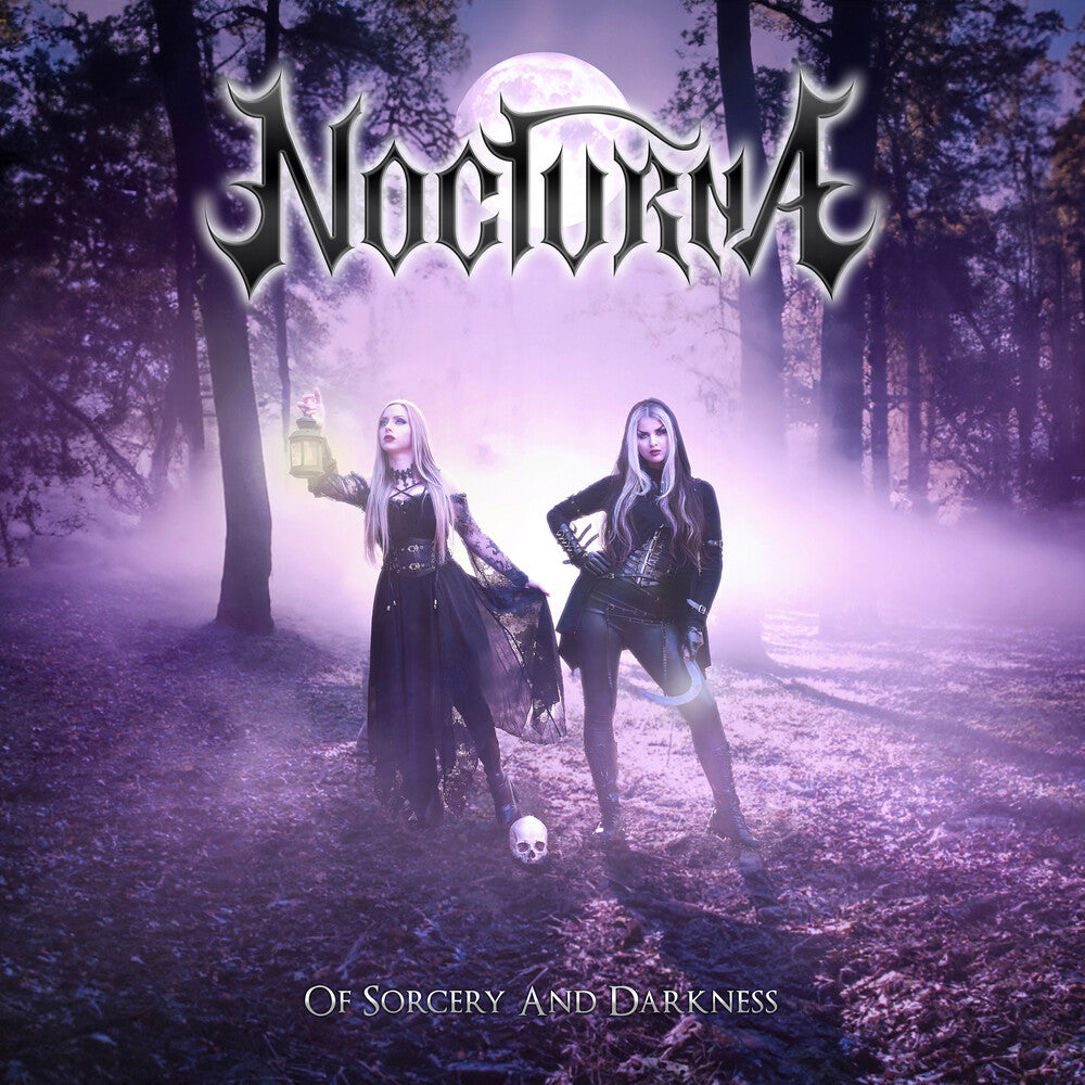 the album cover for Nocturna - Of Sorcery And Darkness