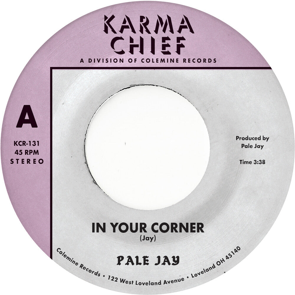 the album cover for Pale Jay - In Your Corner B/W Bewilderment