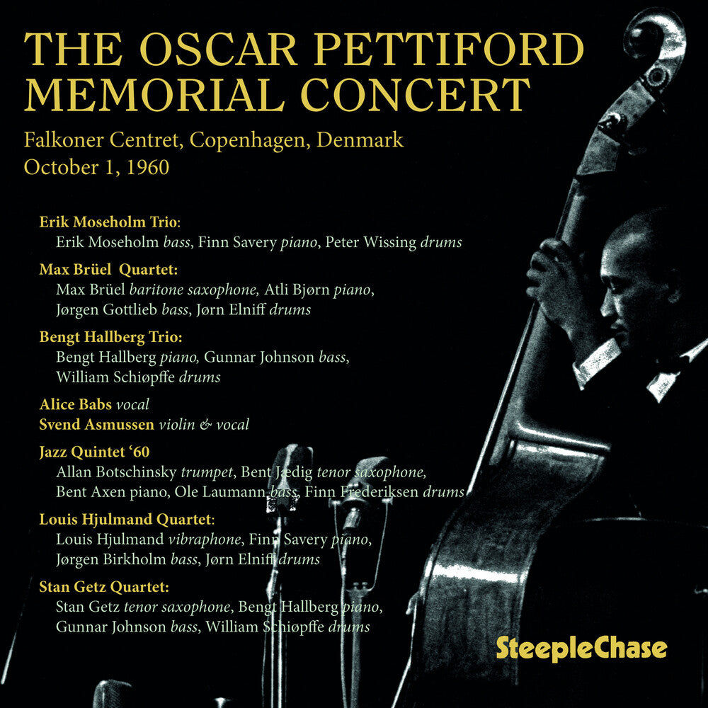 the album cover for Oscar Pettiford - Memorial Concert - 1960
