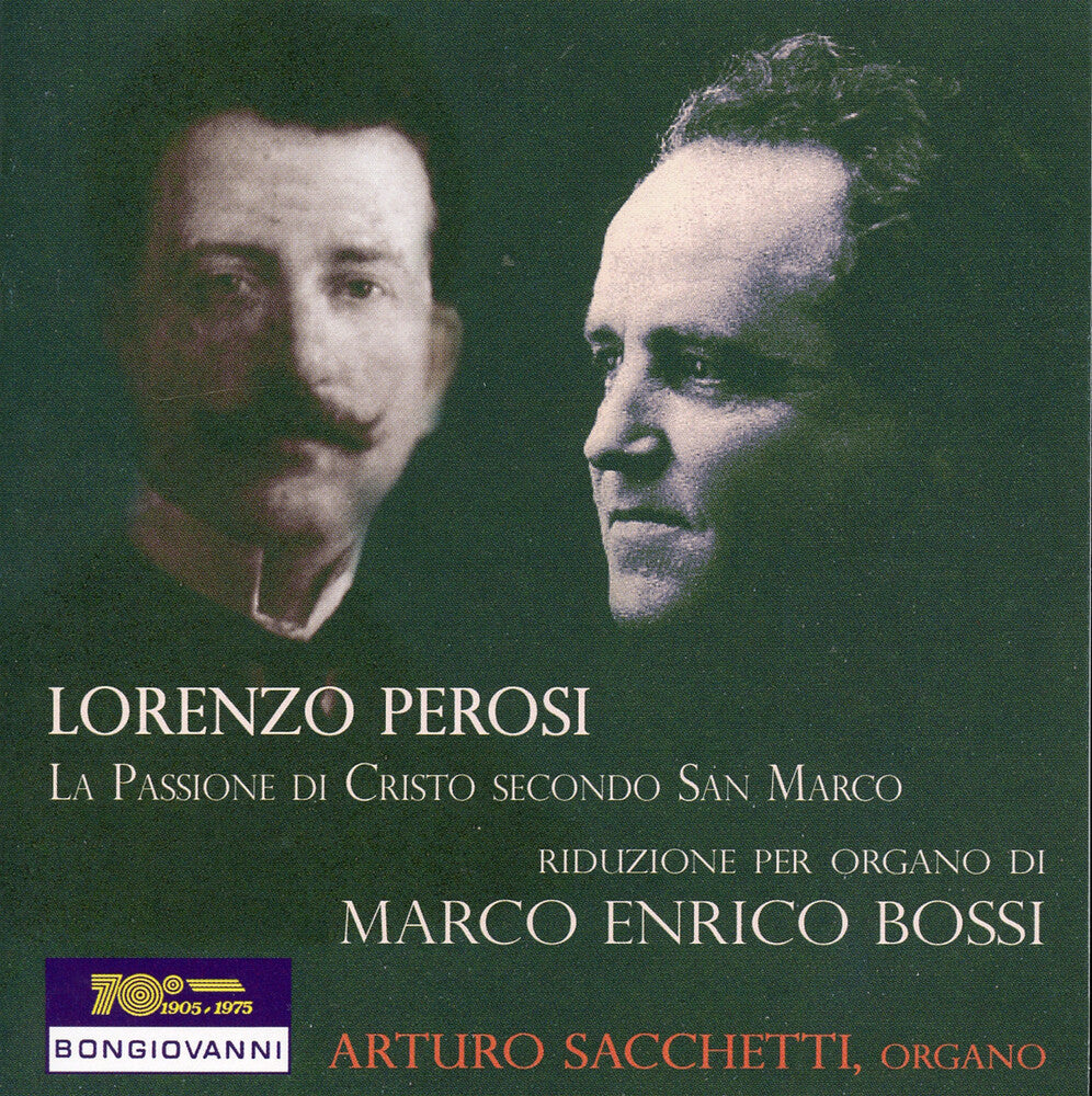 the album cover for Bossi / Arturo Sacchetti - La Passione Di Cristo Secondo S Marco Trilogia