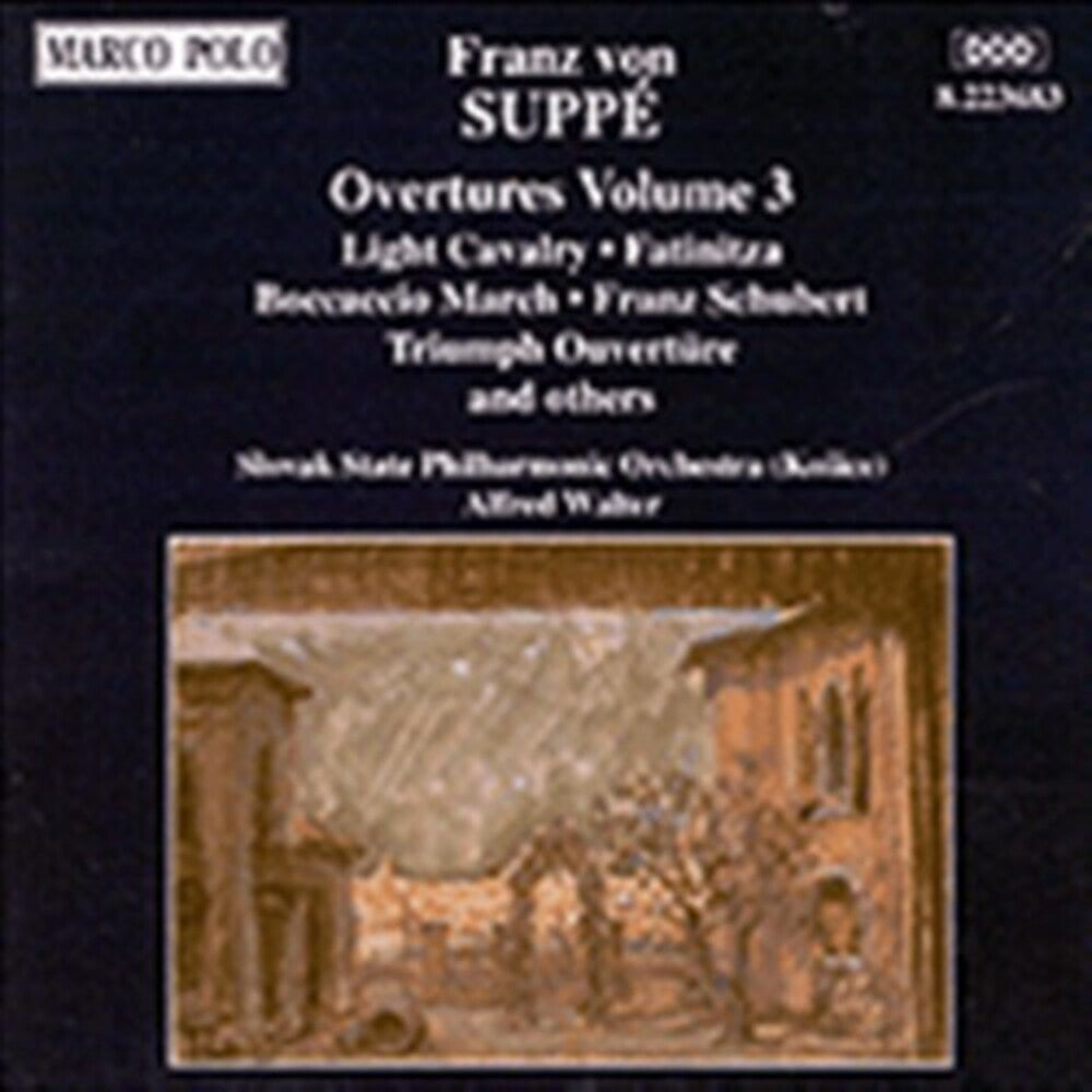 the album cover for Suppe / Walter / Sspo - Overtures Vol 3