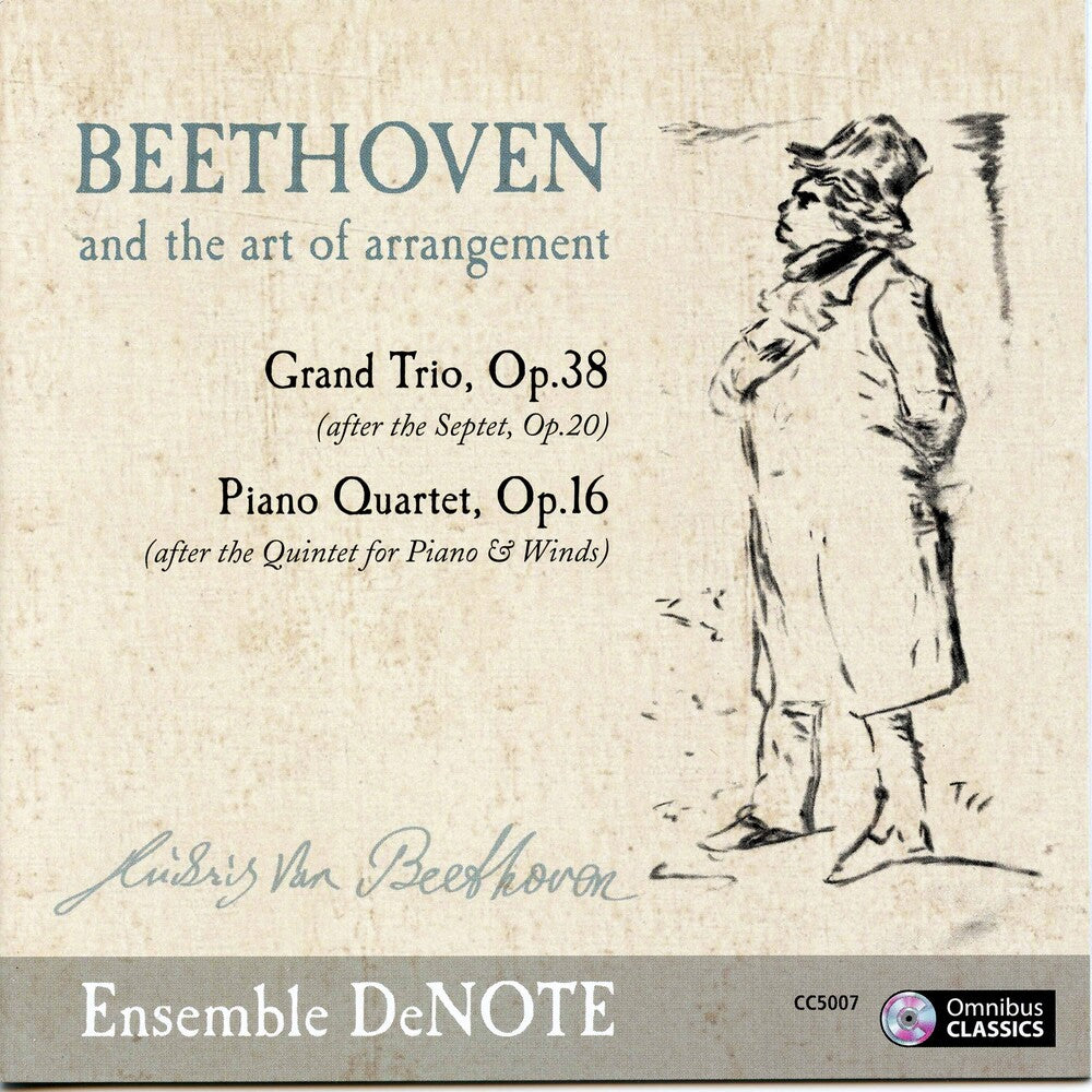 the album cover for Beethoven / Ensemble Denote - Beethoven & The Art Of Arrangement (Jewl)