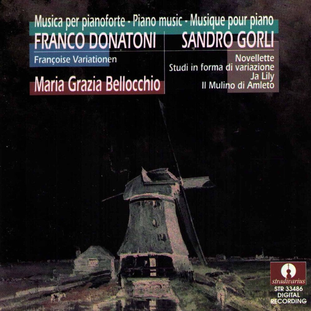 the album cover for Donatoni / Maria Bellocchio Grazia - Piano Music