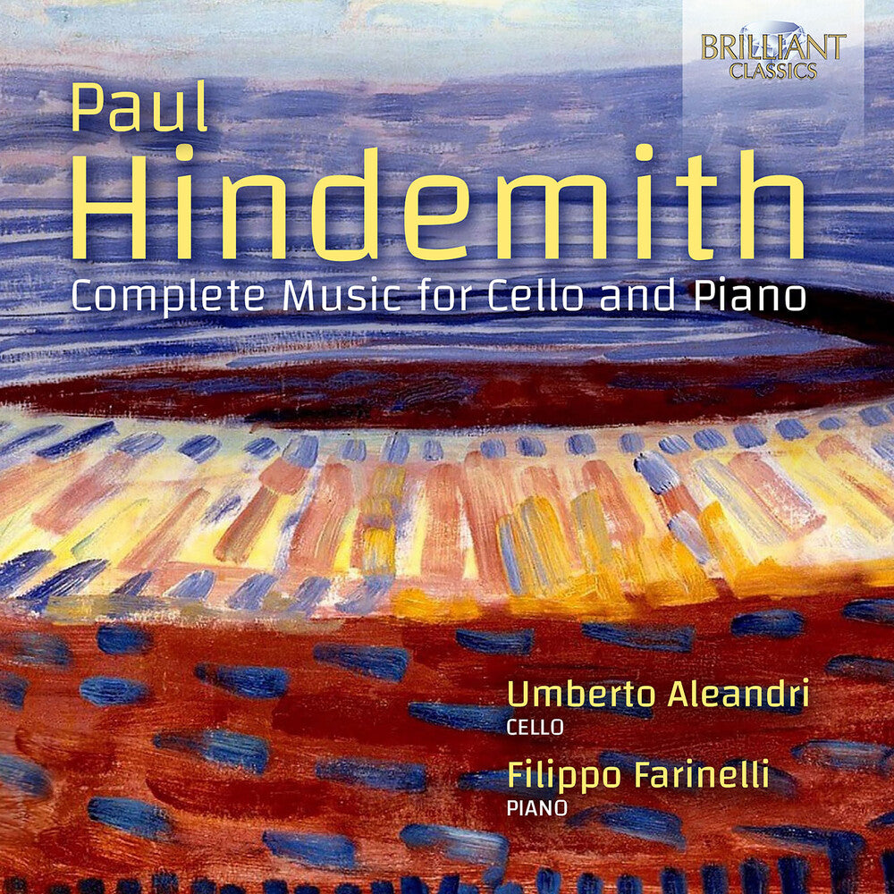 the album cover for Hindemith / Farinelli / Aleandri - Complete Music For Cello & Piano