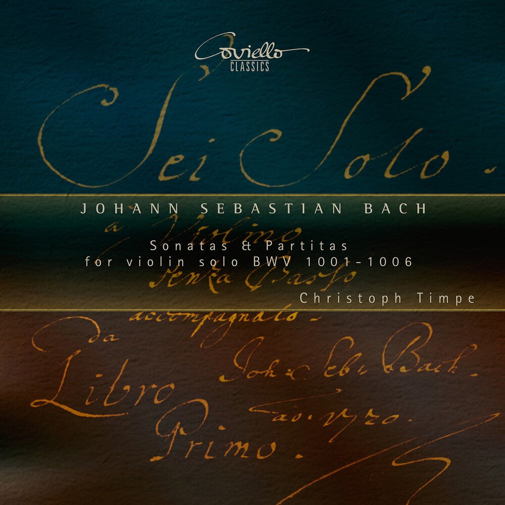 the album cover for J Bach .S. / Timpe - Sonatas & Partitas For Violin Solo, Bwv