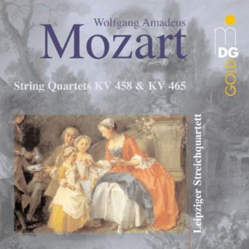 the album cover for W.A. Mozart - String Quartets K 458 & K 465