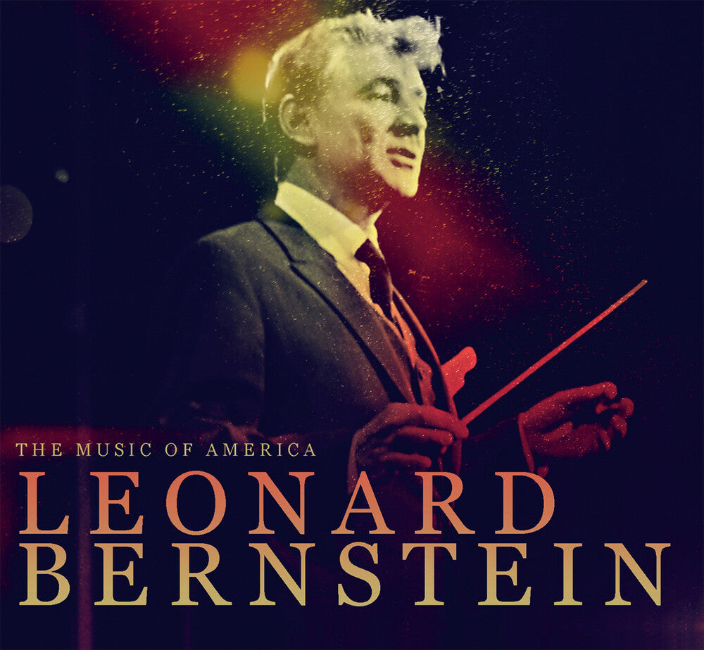 the album cover for Music Of America-Leonard Berns - Music Of America: Leonard Bernstein / Various