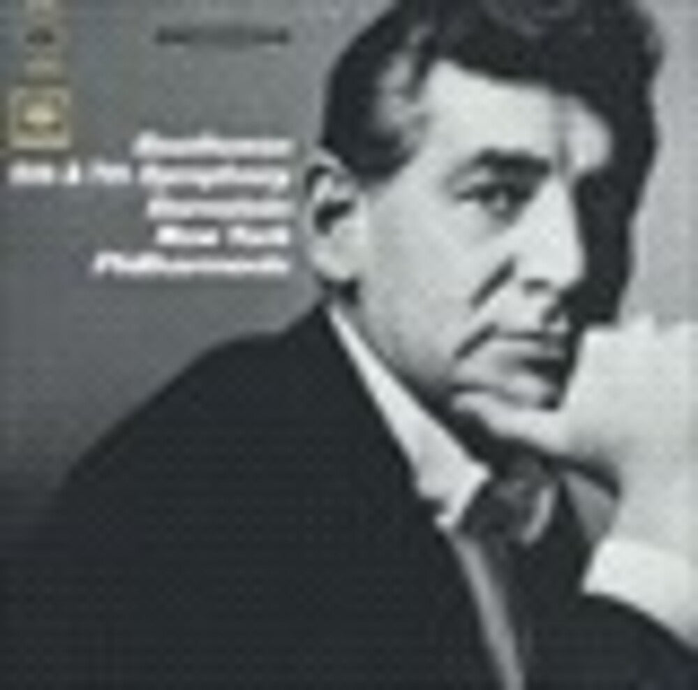the album cover for Leonard Bernstein - Symphonies No 5 In C Minor Op 67 & No 7 In A Major