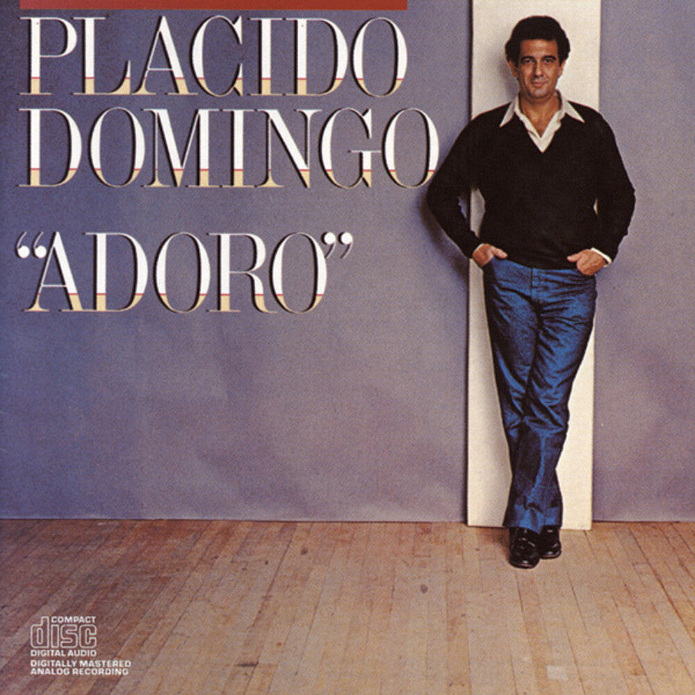 the album cover for Plácido Domingo - Adoro