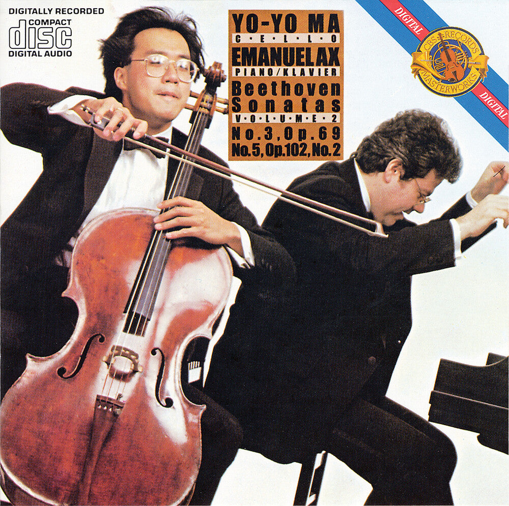 the album cover for Yo-Yo Ma - Cello Sonatas 3 & 5