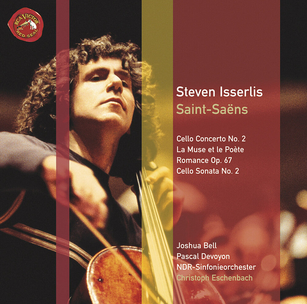 the album cover for STEVEN ISSERLIS - Cello Cto 2 / Muse Et Poete / Cello Sonata 2