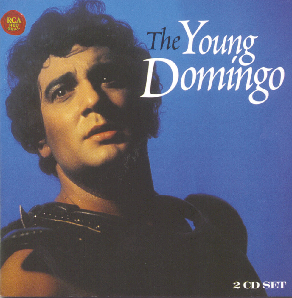 the album cover for Plácido Domingo - Young Domingo
