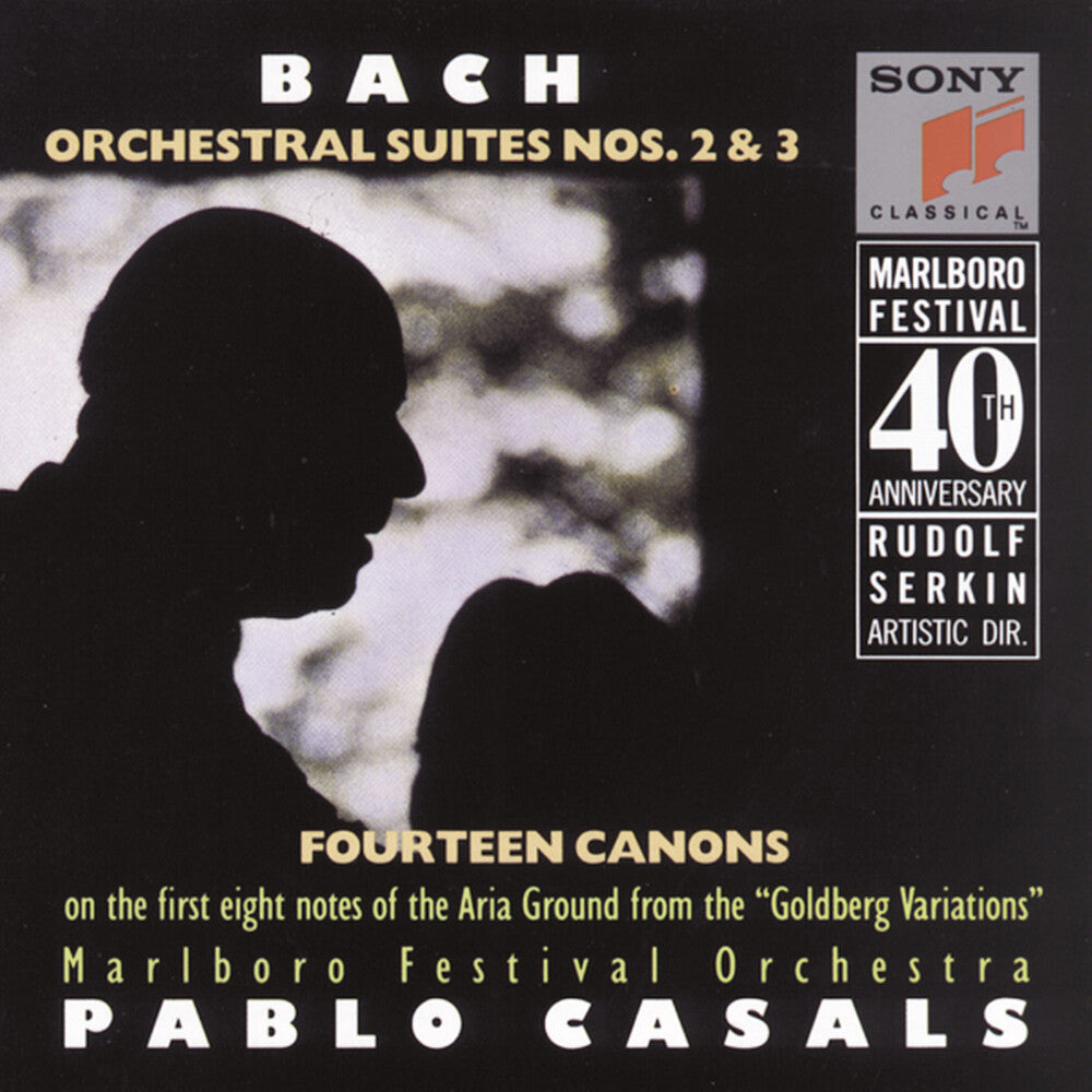 the album cover for J.S. Bach - Orchestral Suites 2 & 3