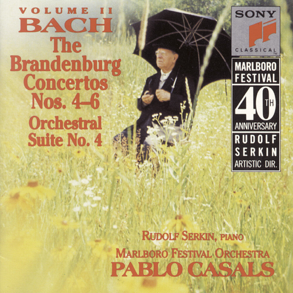 the album cover for Rudolf Serkin - Brandenburg Concerti 4-6