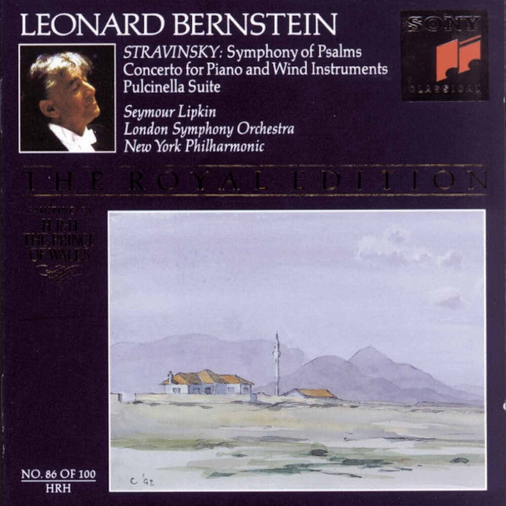 the album cover for Stravinsky / Bernstein / Nyp - Symphony Of Psalms