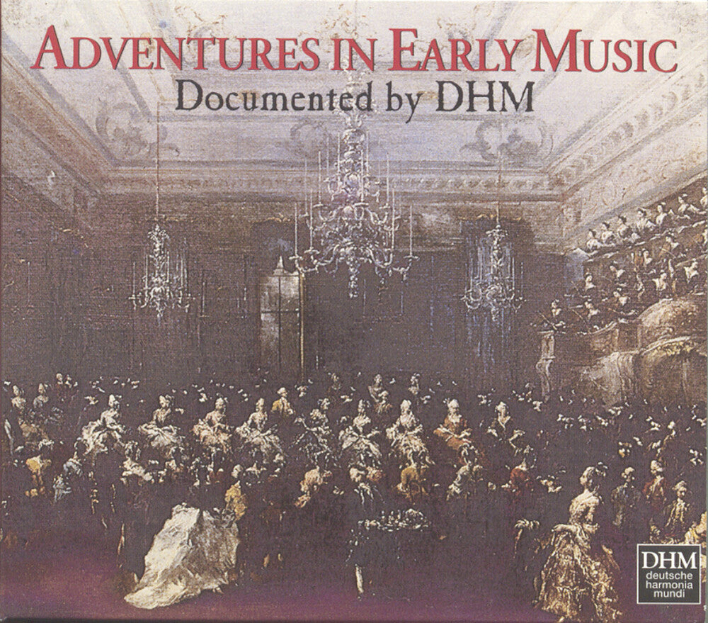 the album cover for Harp Consort - Adventures In Early Music / Various