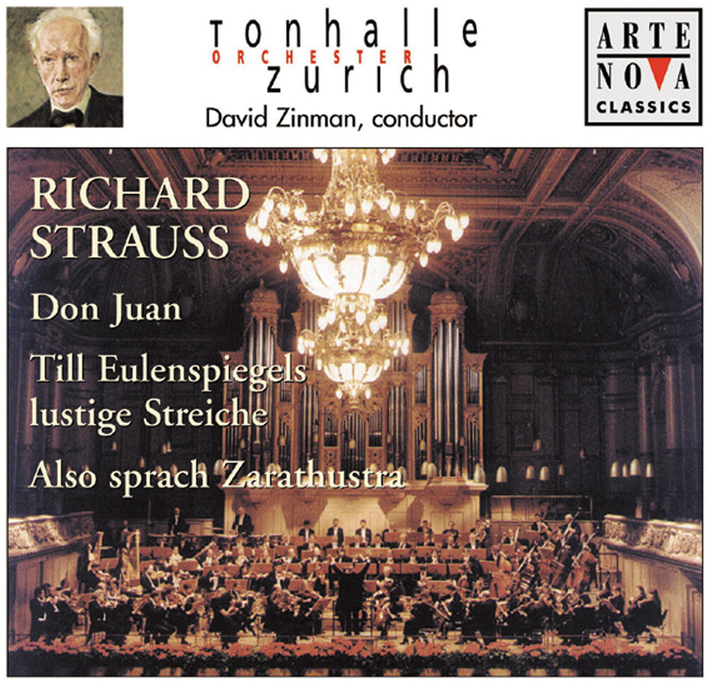 the album cover for David Zinman - Don Juan / Till Eulenspiegels Lustige Streiche