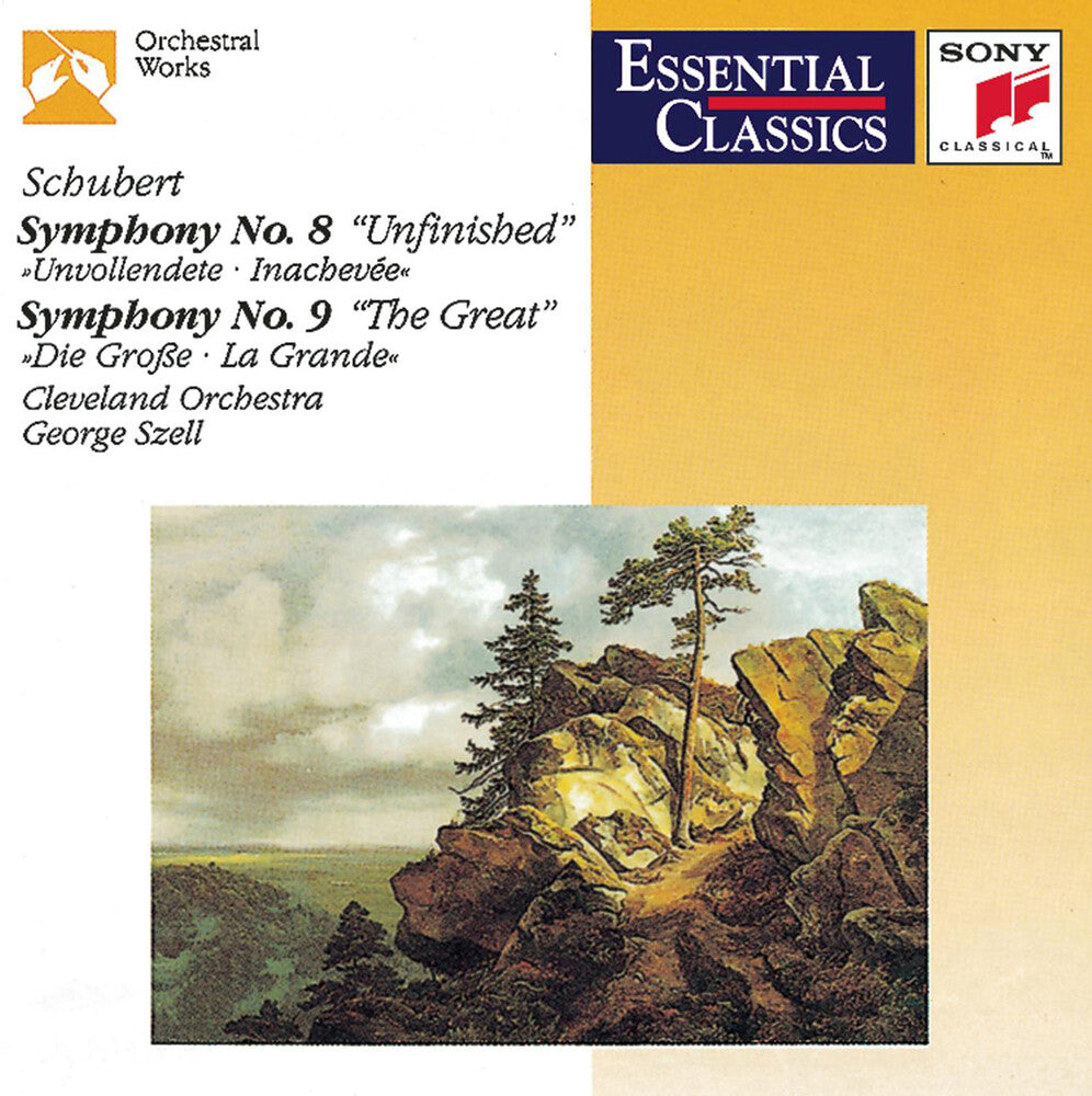 Symphonies No.8 'Unfinished'/Symphony No.9 'The Great' Music CD