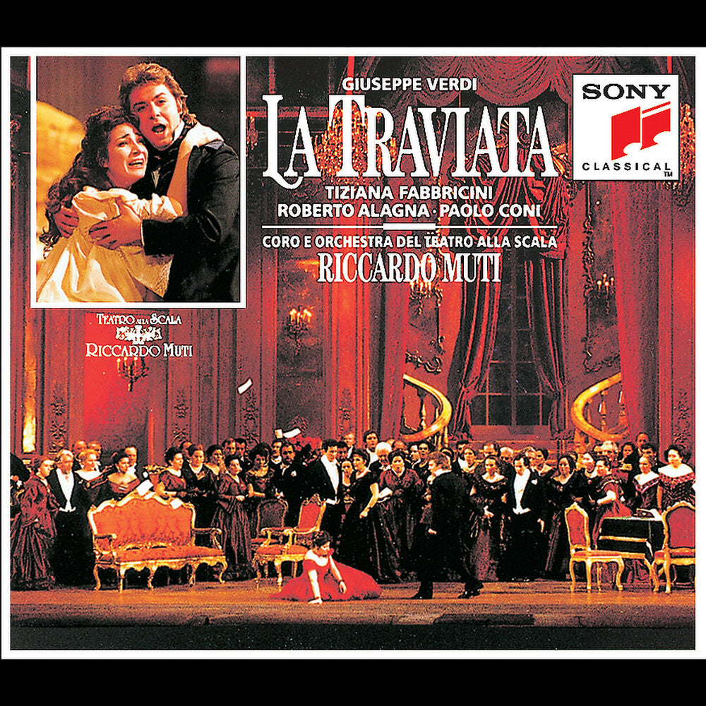 the album cover for Riccardo Muti - La Traviata