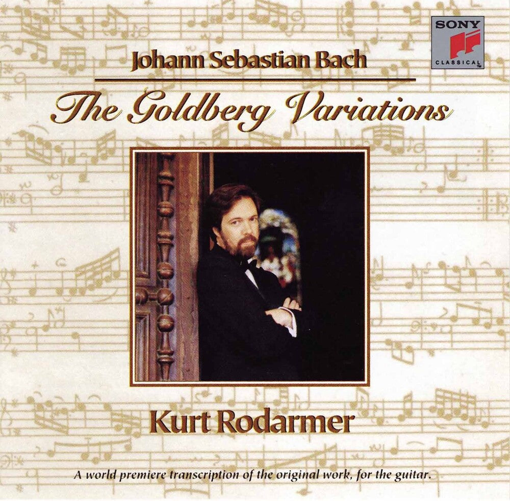 the album cover for Kurt Rodarmer - Bach: The Goldberg Variations For Guitar - Kurt Rodarmer