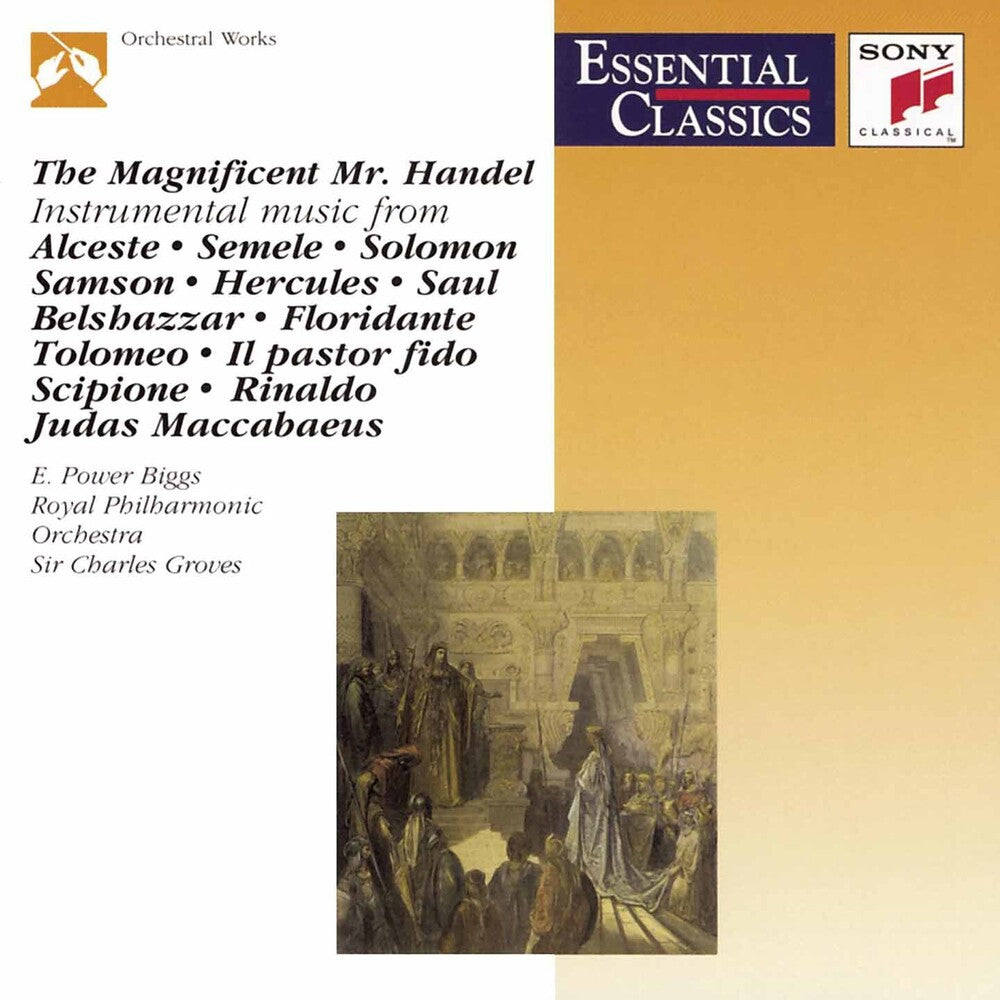 the album cover for Sir Charles Groves - Magnificent Mr Handel