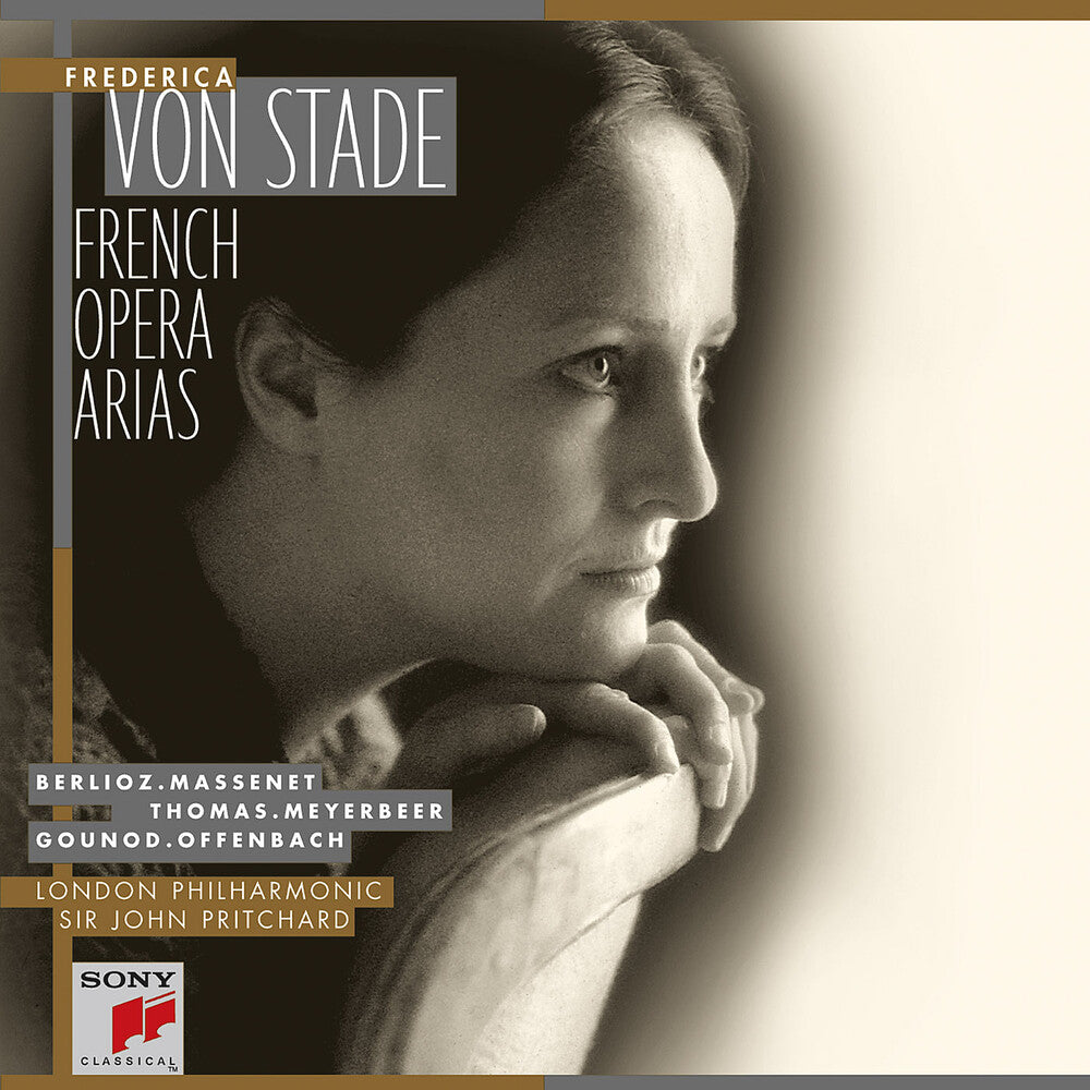 the album cover for FREDERICA VON STADE - French Opera Arias