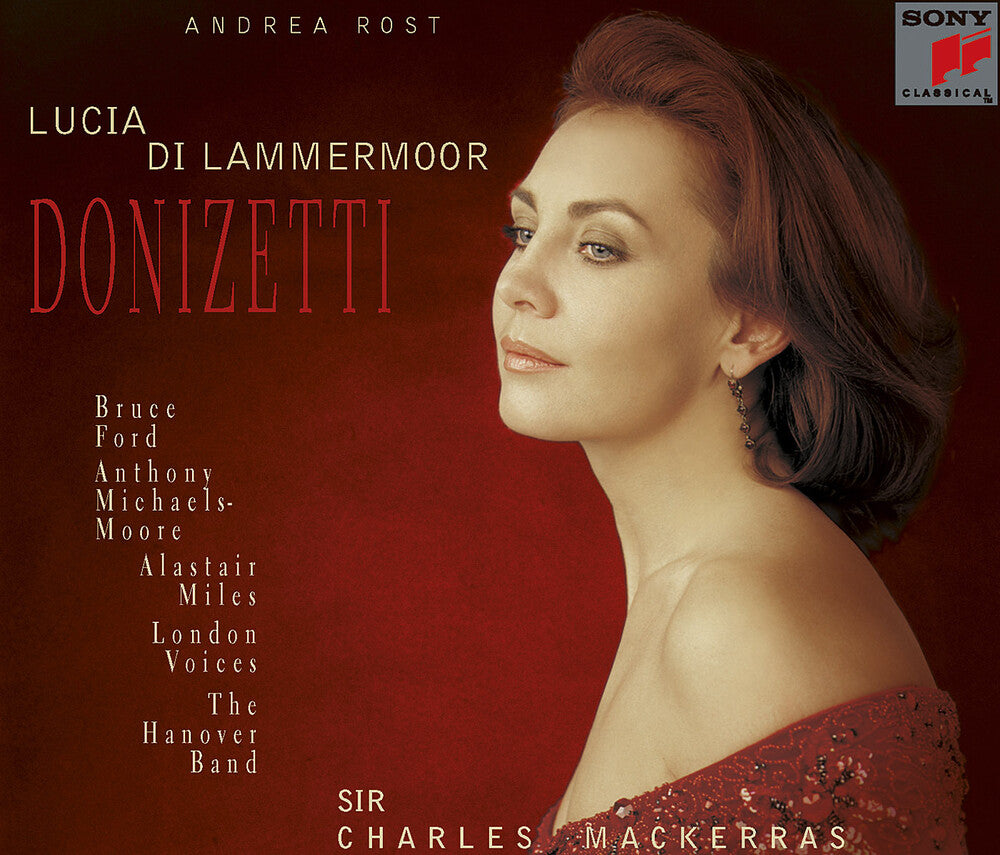 the album cover for Andrea Rost - Lucia Di Lammermoor