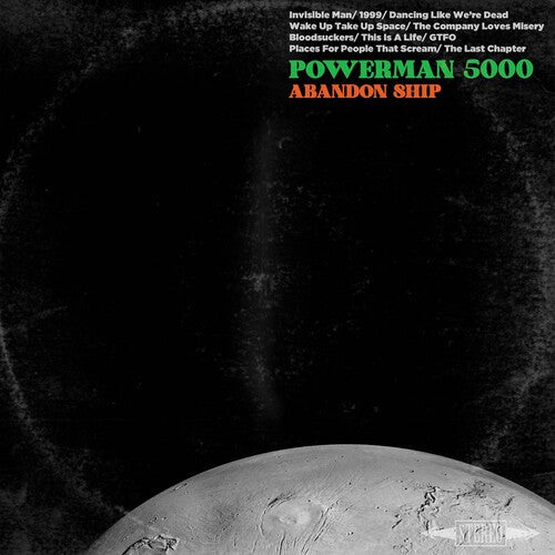 Powerman 5000 - Abandon Ship - Green Marble Vinyl Record