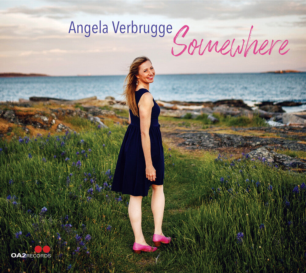 the album cover for Angela Verbrugge - Somewhere