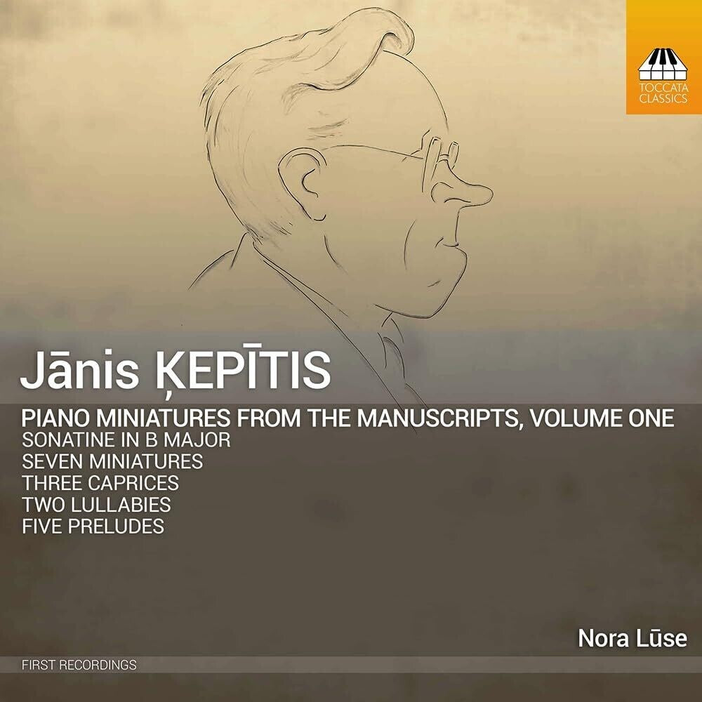 the album cover for Kepitis / Luse - V1: Piano Miniatures