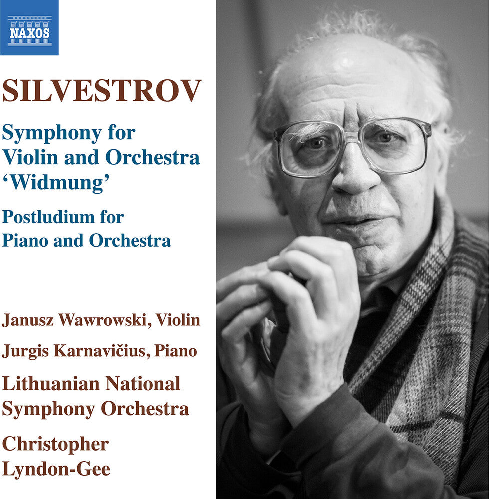 the album cover for Silvestrov / Wawrowski / Lyndon-Gee - Symphony For Violin & Orchestra Widmung