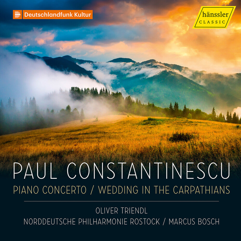 the album cover for Constantinescu / Triendl - Piano Concerto Wedding In The Carpathians